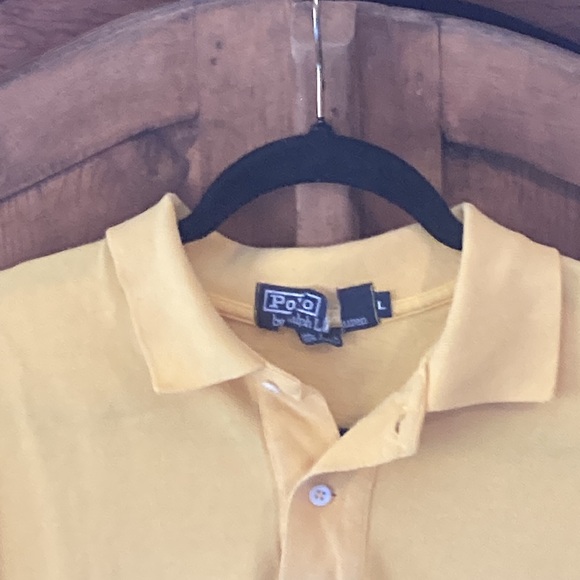 Large yellow Ralph Lauren polo shirt - Picture 5 of 5